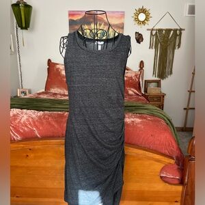 Charcoal grey tee shirt dress